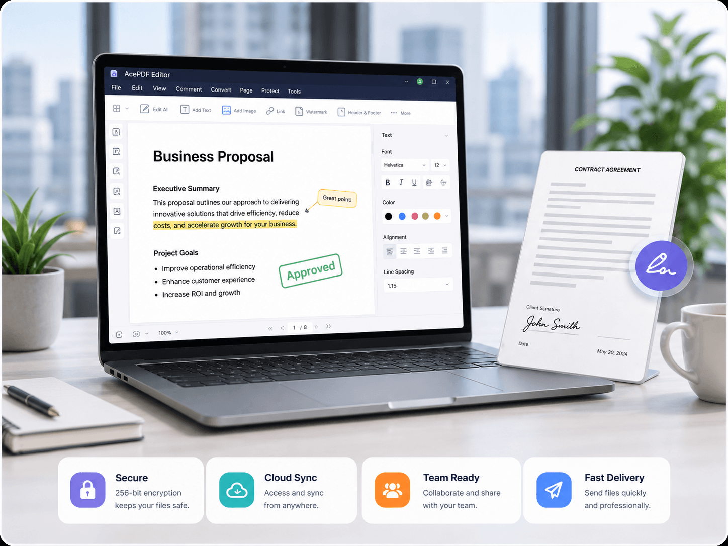 Para empresas e equipes