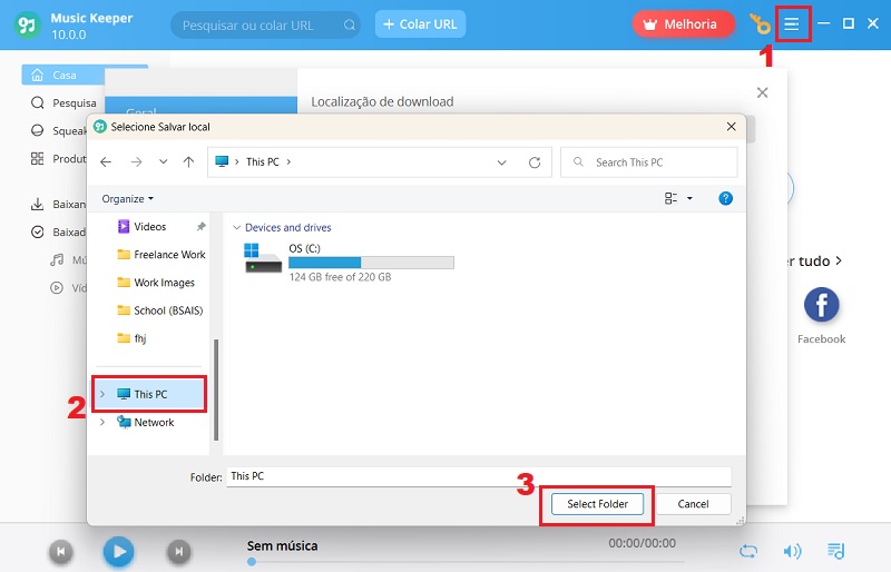 make usb as default output folder