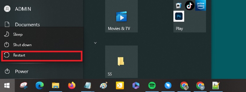 restart pc