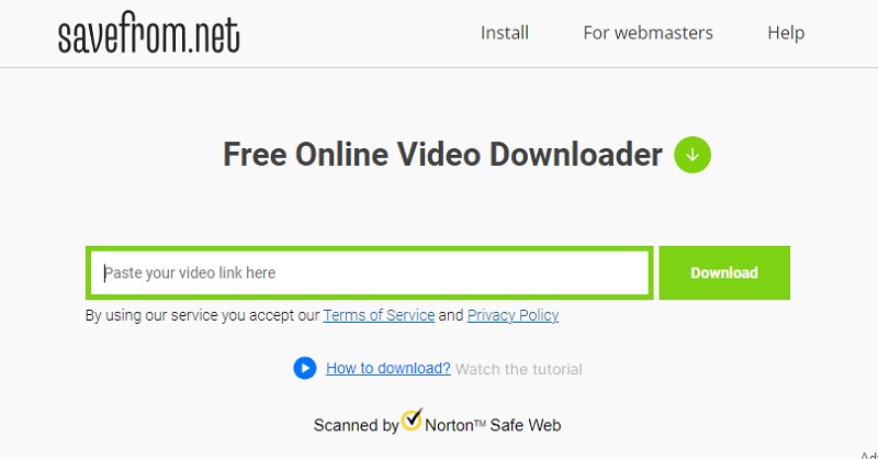 savefromnet interface
