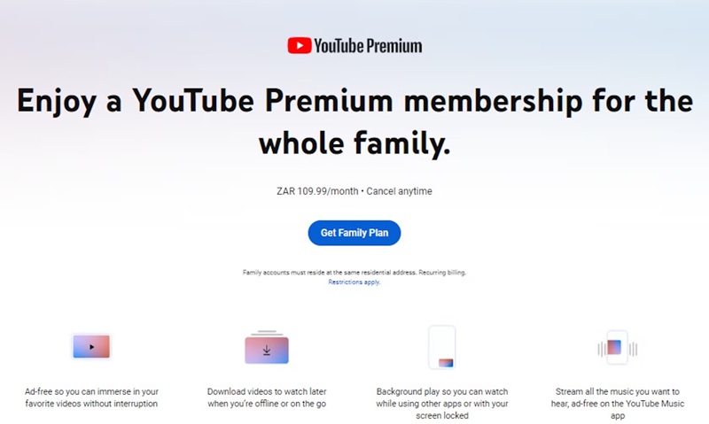 "verificar requisito do youtube premium