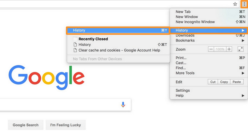 limpar cache do navegador