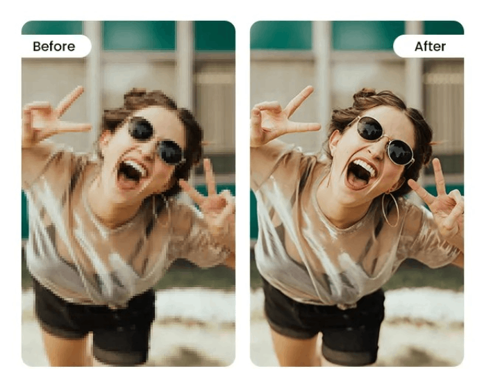 instantly fix pixelated images