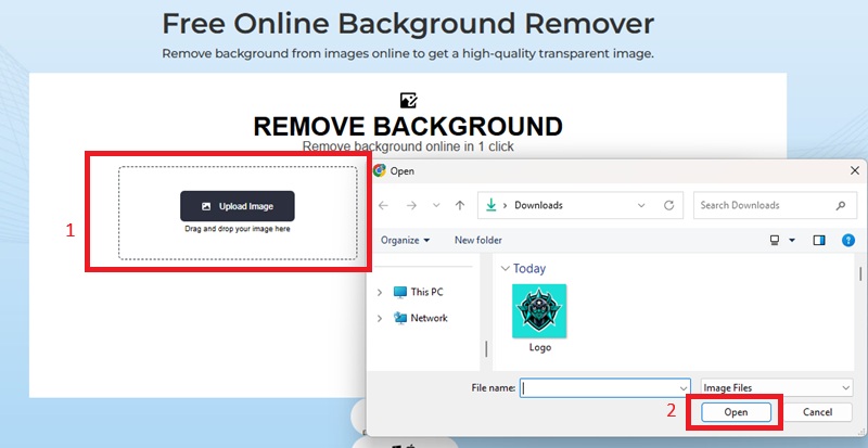 upload your logo
