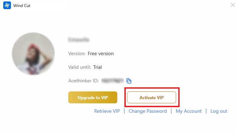 activate vip account