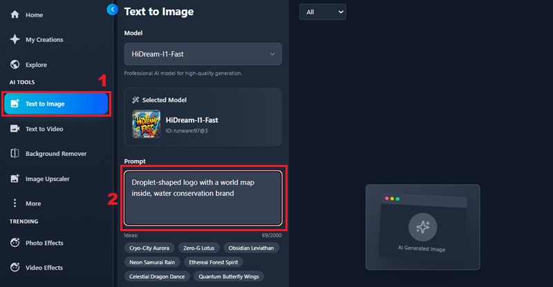 create prompt