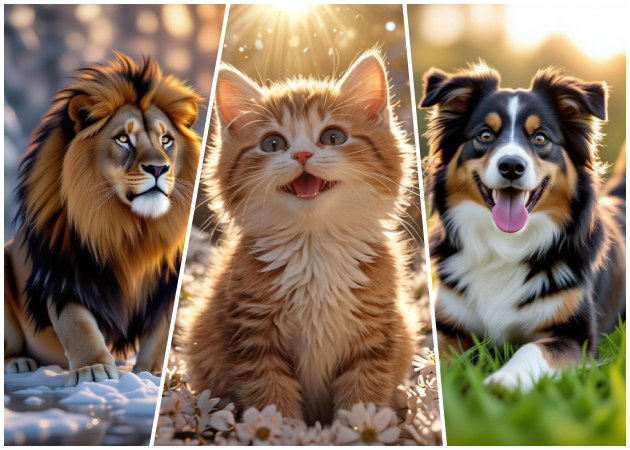 gere múltiplos tipos de espécies furry