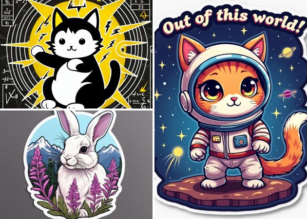 crie adesivos digitais sem esforço