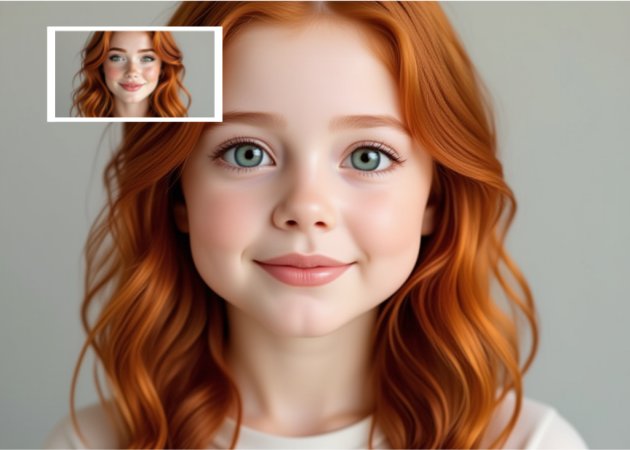 Efeito de Rosto de Bebê Realista