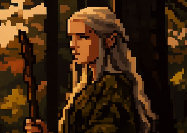 apply 8 bit pixel texture