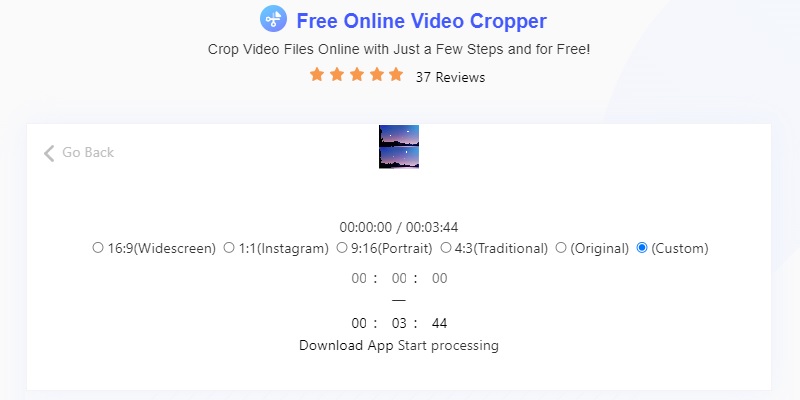 crop video
