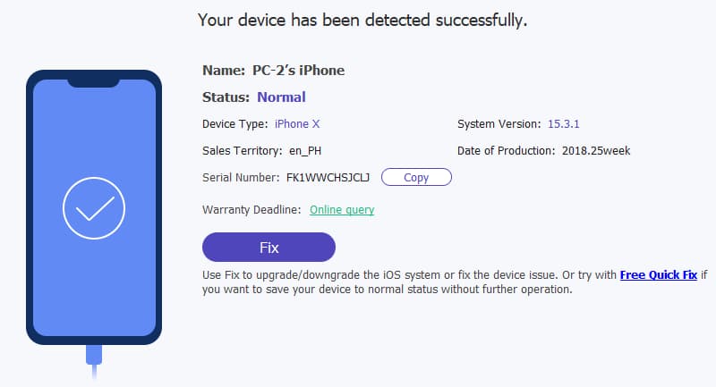 detect device