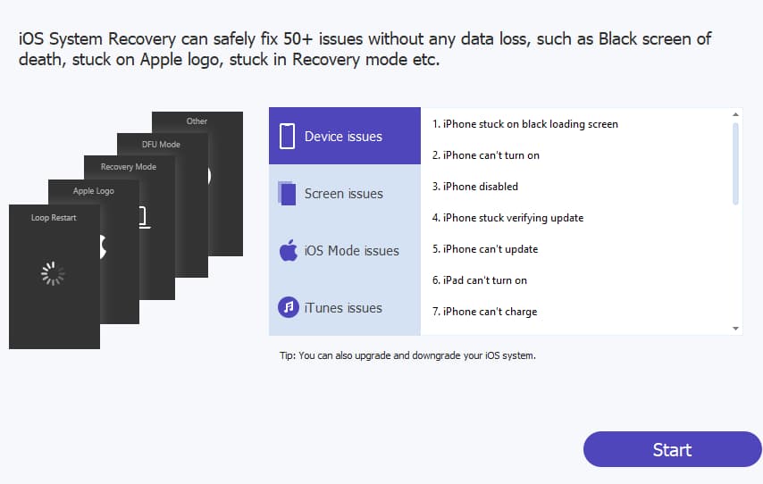 ios system recovery