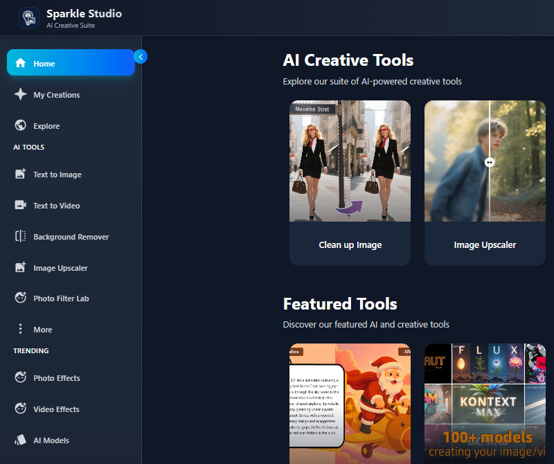 acesse o painel principal