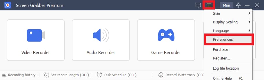select preference