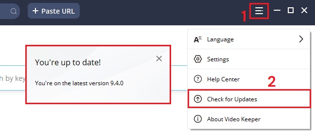 upgrade the software