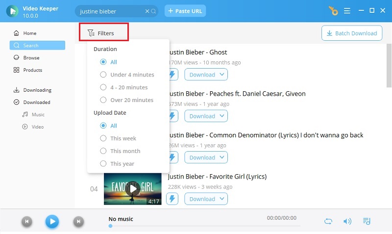 discover and search video to download