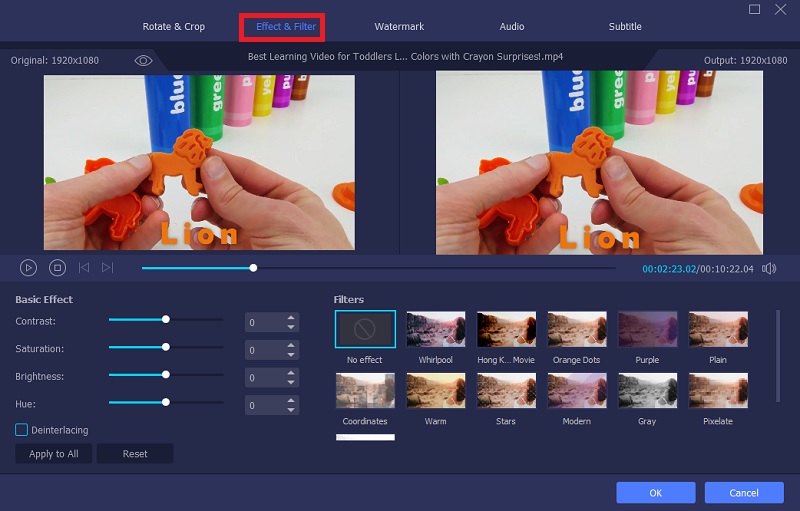 vmpremium effect filter