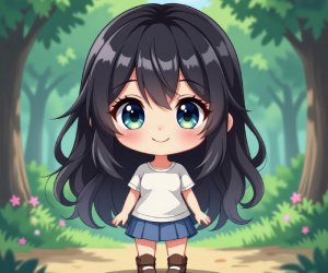 personagem chibi ia