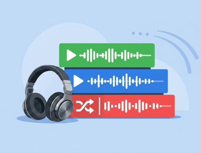 Opções flexíveis para dividir áudio