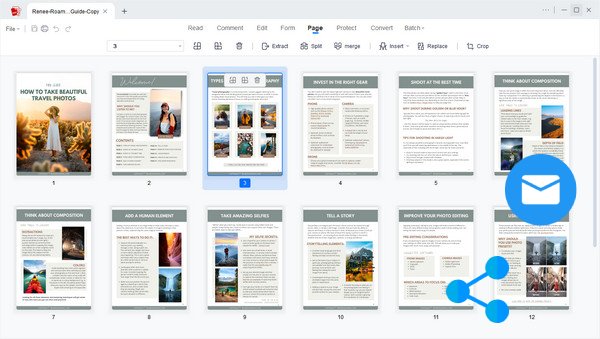 organizar PDF para compartilhar