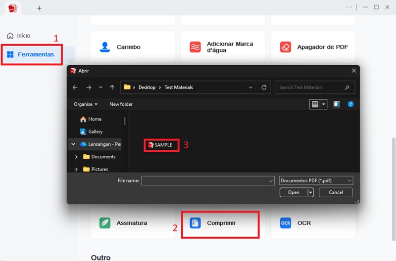 carregar PDF