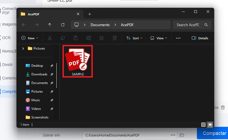 comprimir PDF