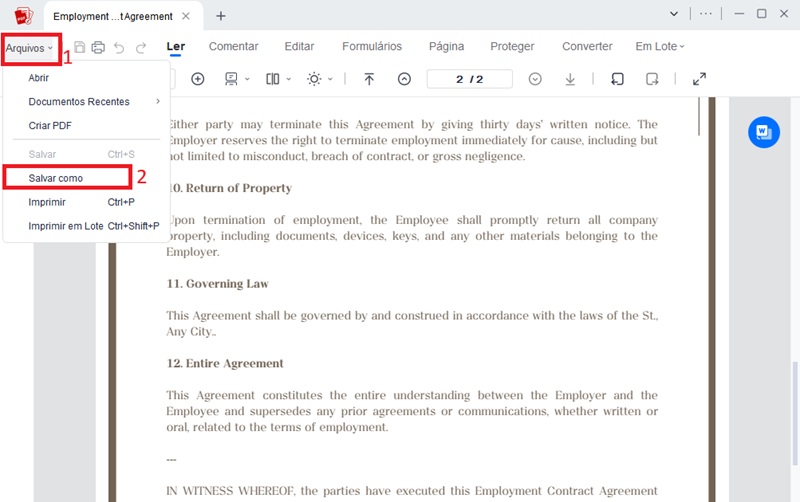 exportar PDF