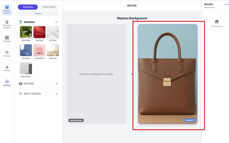 Envie imagens de marketing
