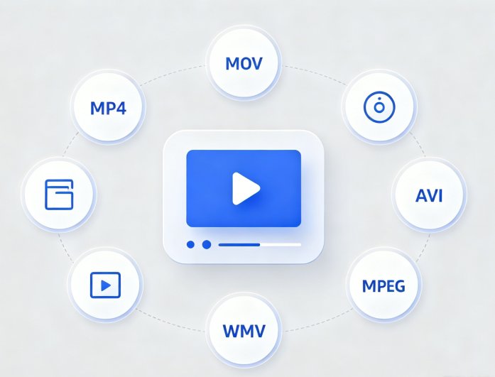 Compatível com vários formatos de vídeo