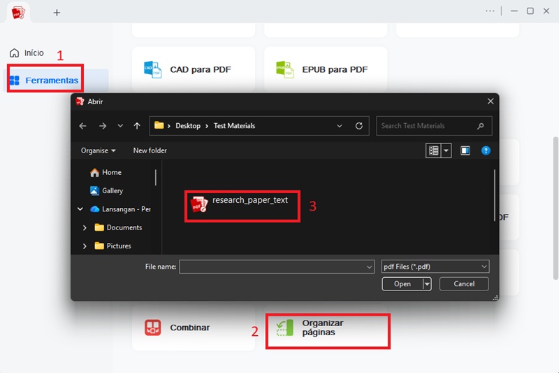 carregar PDF
