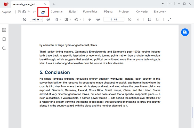 editar e organizar páginas