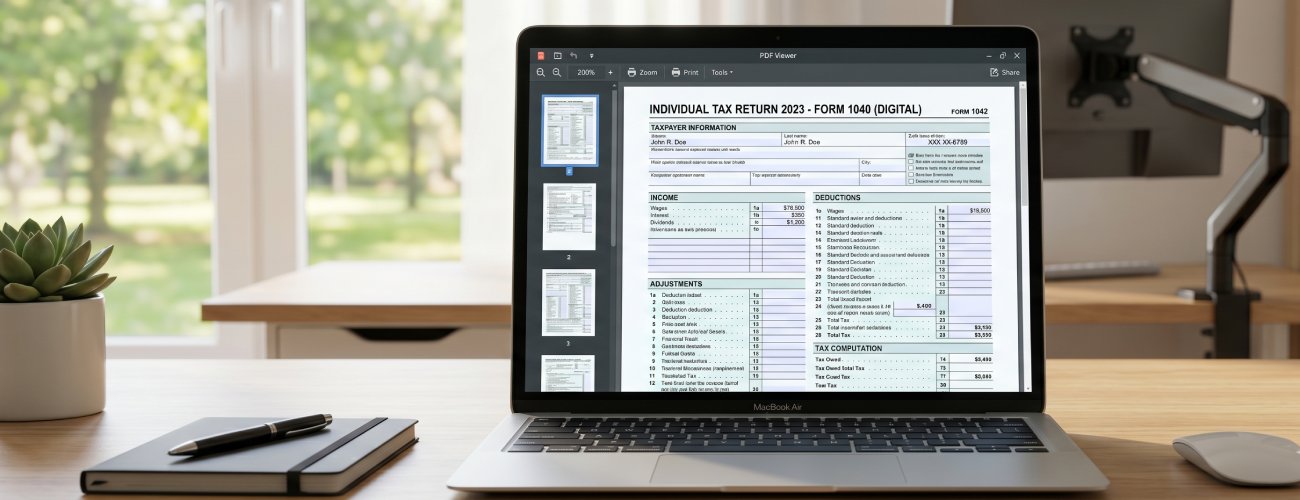 Converter formulários fiscais e financeiros