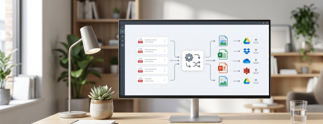converter PDF para armazenamento em nuvem