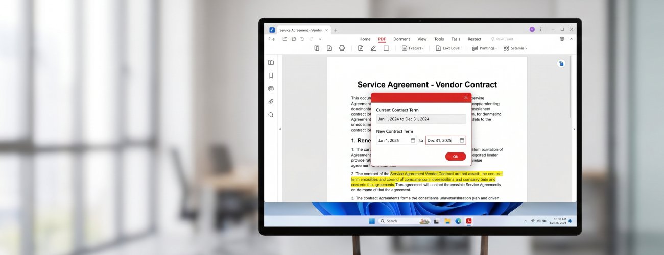 editar termos de contratos