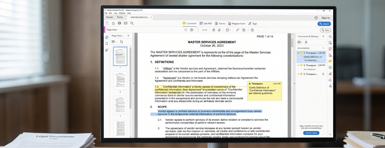 editar contrato em PDF