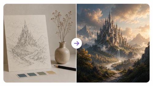Criar arte com IA para projetos