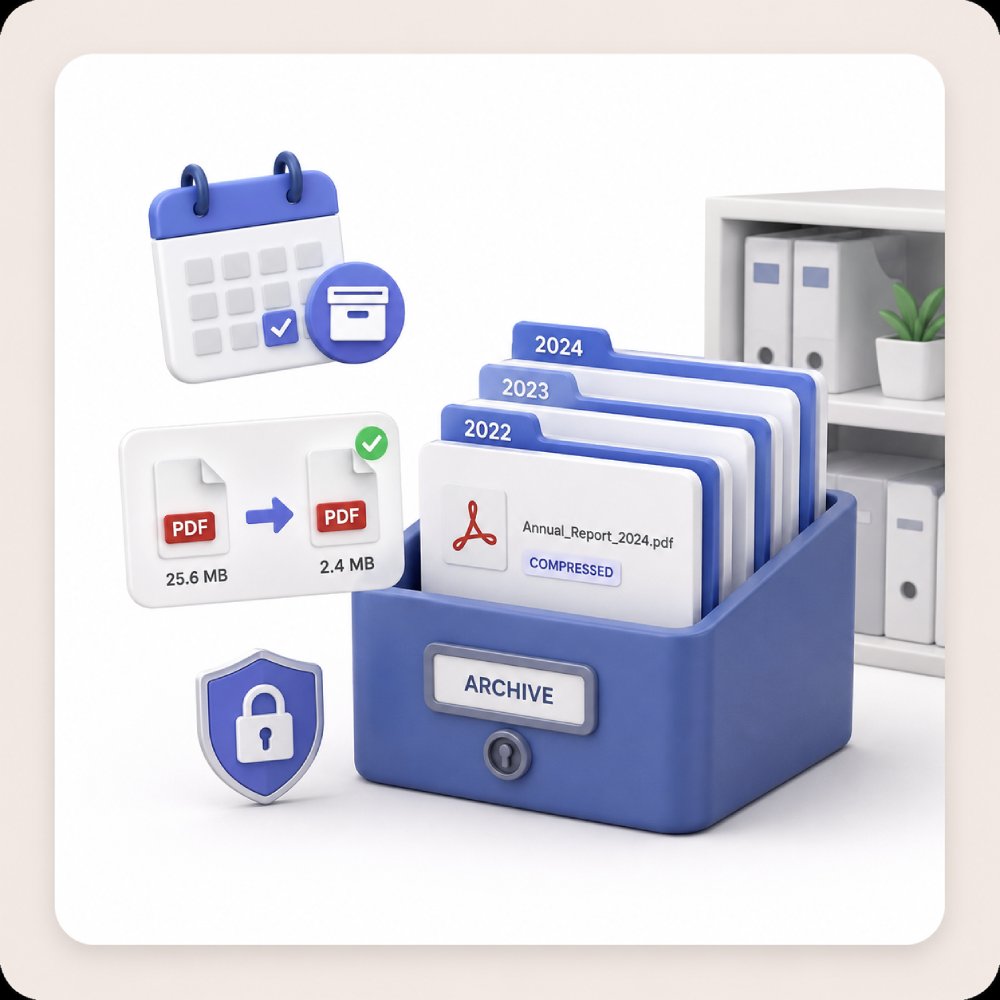 PDFs prontos para arquivar