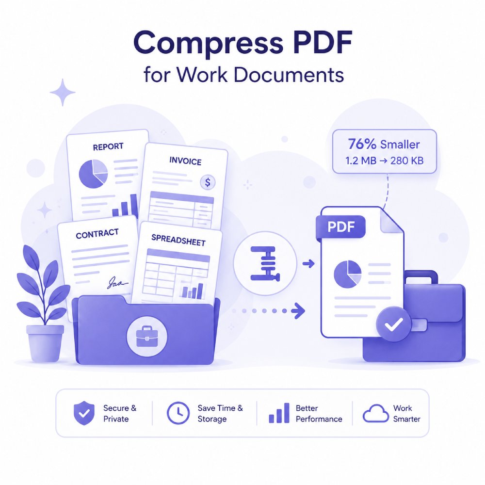 comprimir PDF para o trabalho
