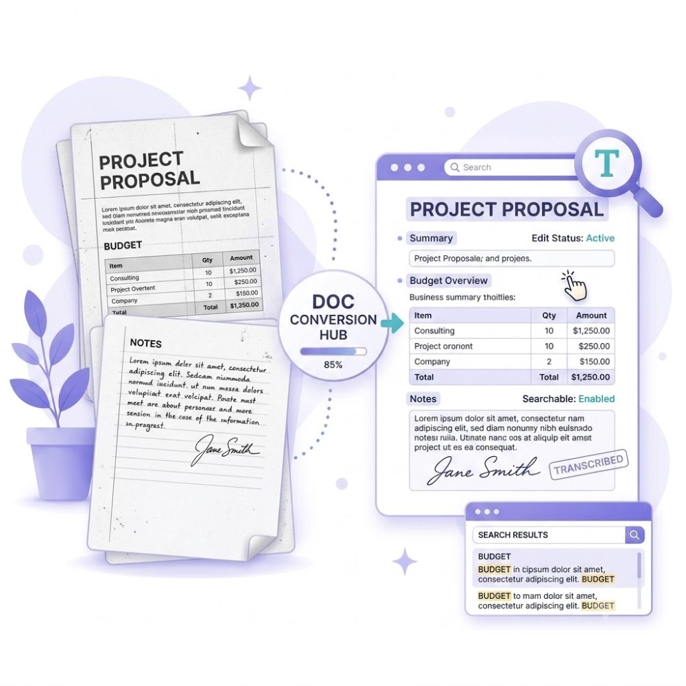 OCR para documentos de trabalho