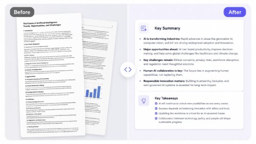 Resumidor de documentos com IA